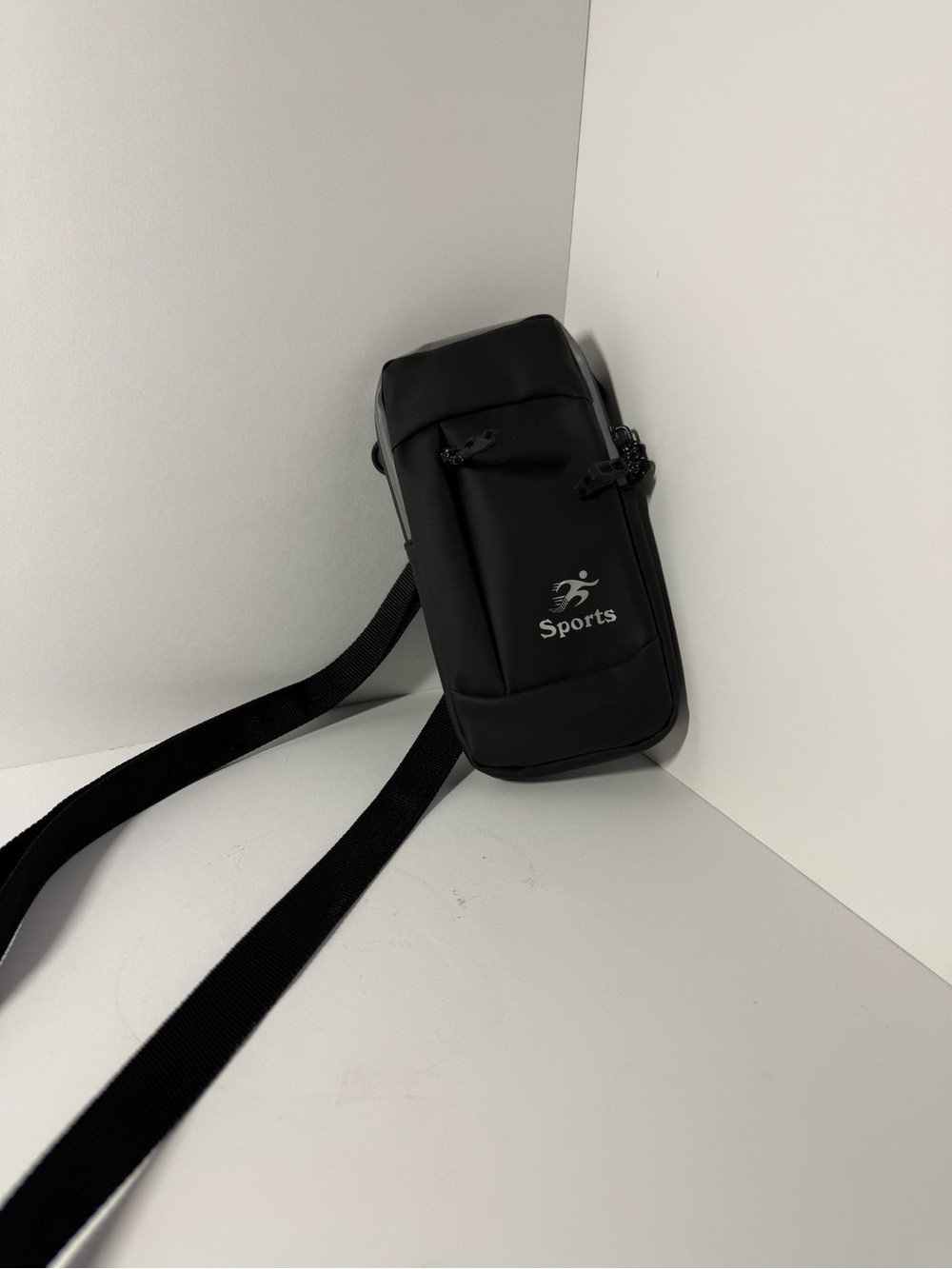 Black Crossbody Sling Bag for Men